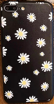 iPhone 7 cell phone case - Black daisies
