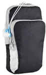 Cell Phone Arm Bag Holder - Black on Gray