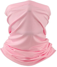 Breast Cancer Awareness Polyester Neck Gaiter - minimum qty 100 ($4.97 each)