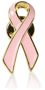 Breast Cancer Awareness Pink Lapel Pin - minimum qty 250 ($2.98 each)