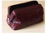 Brown  Leather Travel Kit Bag