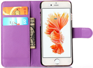 Cell phone purple wallet - Iphone 6s Plus