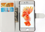 Cell phone white wallet - Iphone 6s Plus