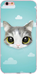 iPhone 7 cell phone case - Blue Kitten