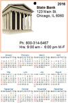 Calendar - 12 Month - A business info b/w photo - full year