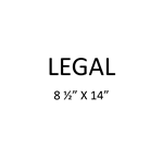 Copy legal size blue paper - 20 lb.