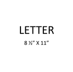 Copy letter white paper - 20 lb.